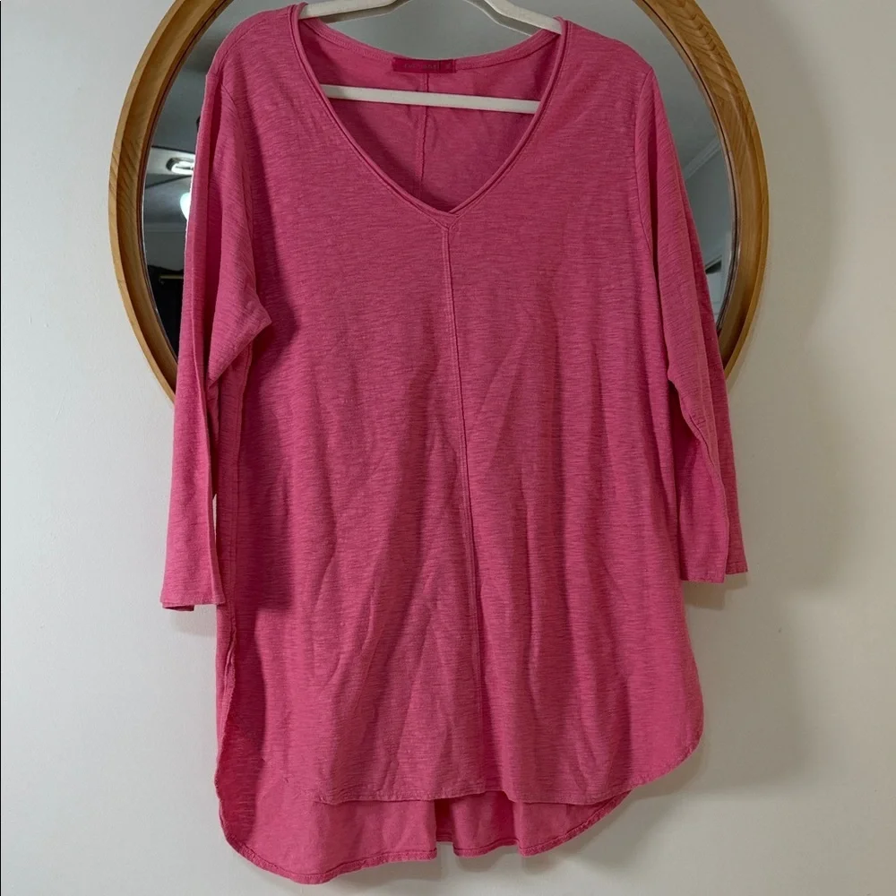 Cut Loose Women's Long Sleeve Top -‎ Deep Pink
